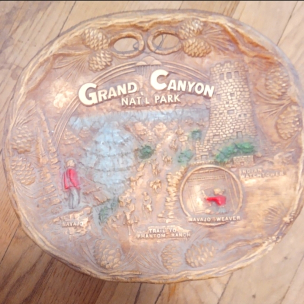 VTG Grand Canyon Nat'l Park Serving Platter wall Decoration